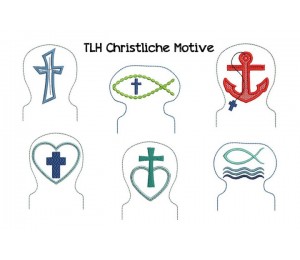Stickmuster ITH - Teelichthüllen christliche Motive